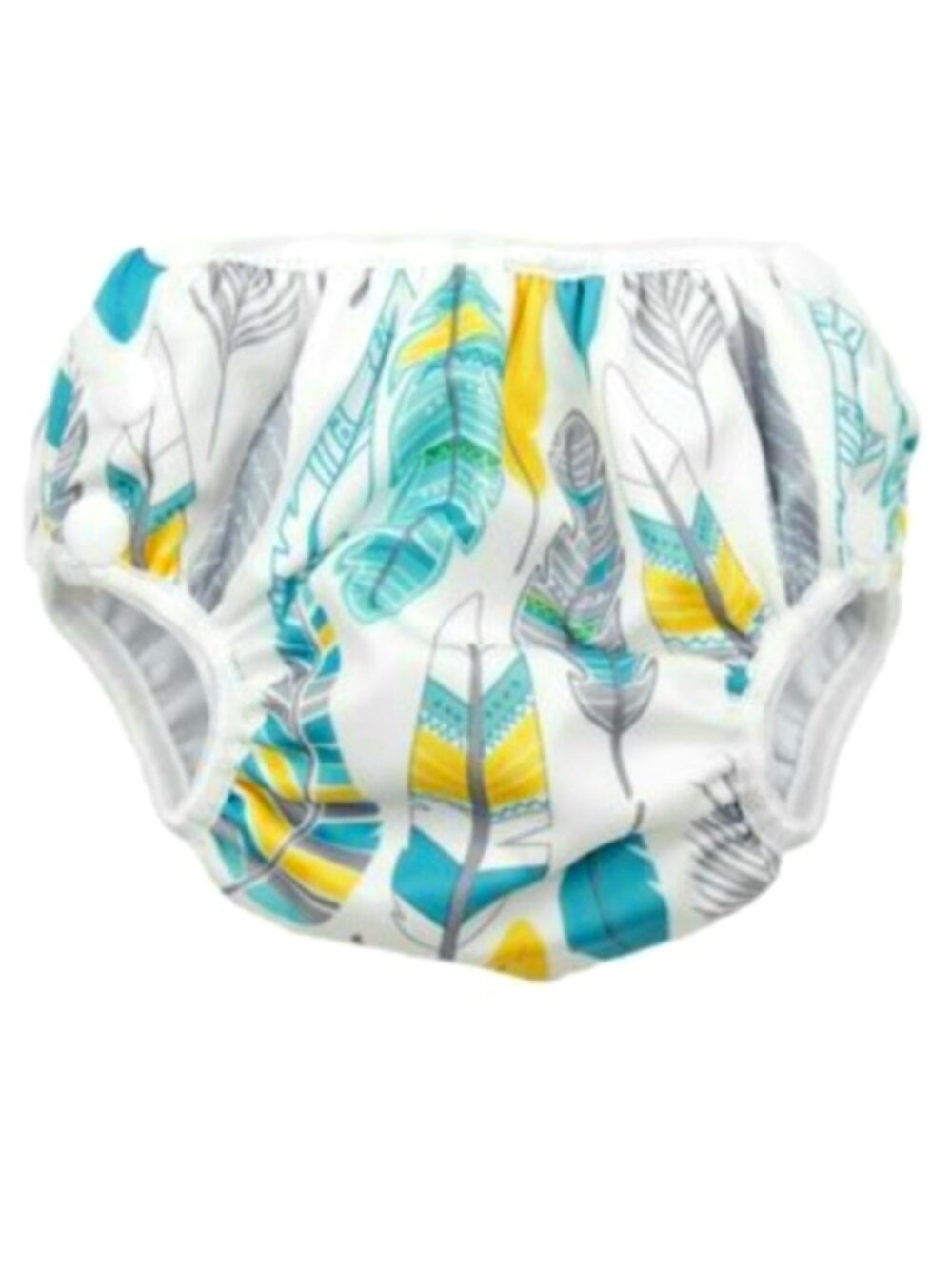 Bumkins, Reusable Swim Diaper - Feather, Small,